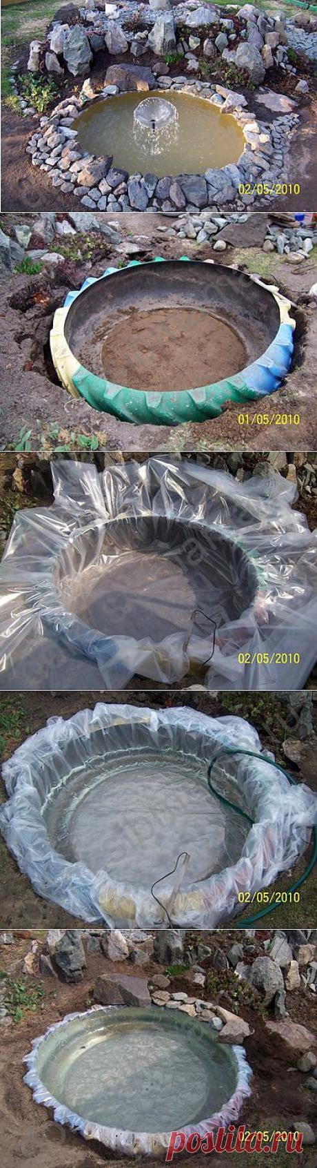 Как сделать декоративный пруд на даче своими руками