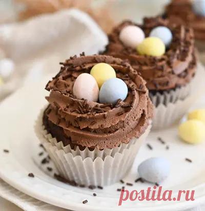 Готовим шоколадные кексы - гнездышки