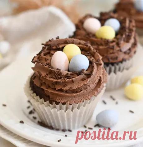 Готовим шоколадные кексы - гнездышки