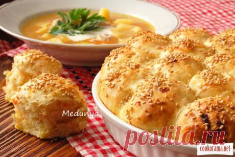 Булочки с луком и морковью / Булочки / Кукорама — вкусные рецепты!