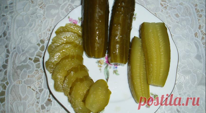 Огурцы соленые 
