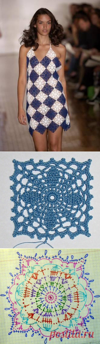 Платье из мотивов