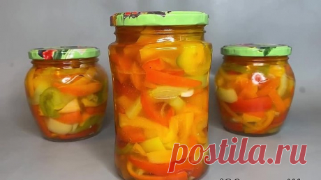 Вкусный маринованный перец с медом на зиму