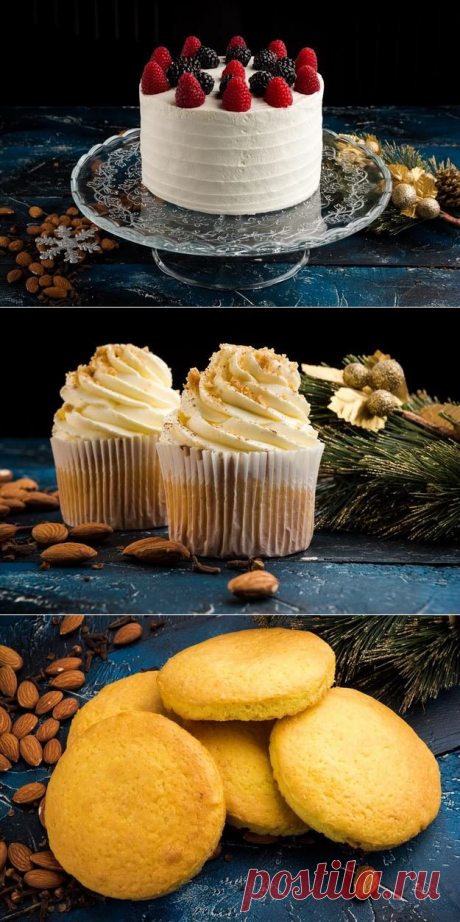 Пять новогодних десертов от кафе-кондитерской Upside Down Cake &amp; Co - KitchenMag.ru
