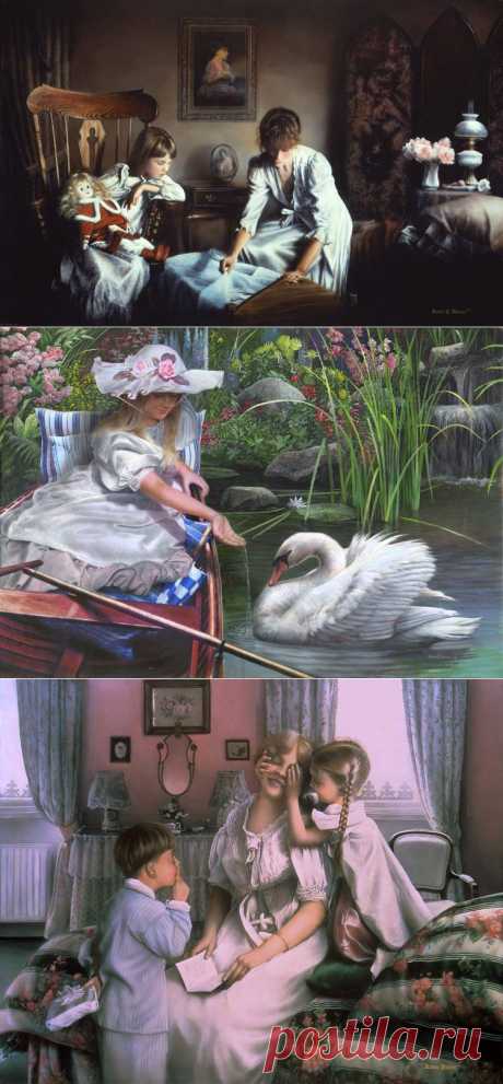 Художник Kevin Daniel - Мир детства.