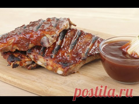 Свиные ребрышки на гриле TEFAL OptiGrill XL