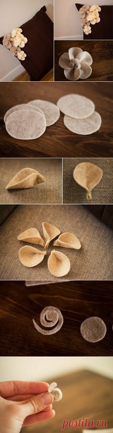 Декорируем подушку