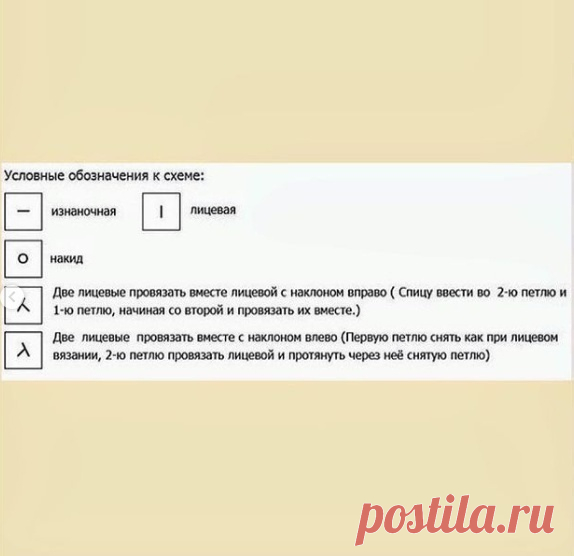 Узор спицами