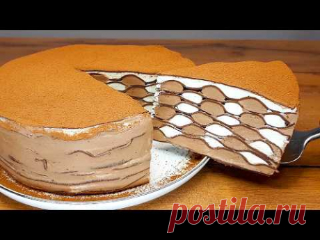 Без духовки / Никто не догадается, как вы это приготовили!. 🍫 Шоколадный креповый торт
