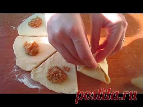 Рогалики с Арахисом/ Сладкая вкуснятина к чаю
