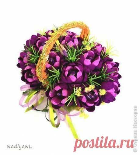 Сладкий букет. / Необычные поделки