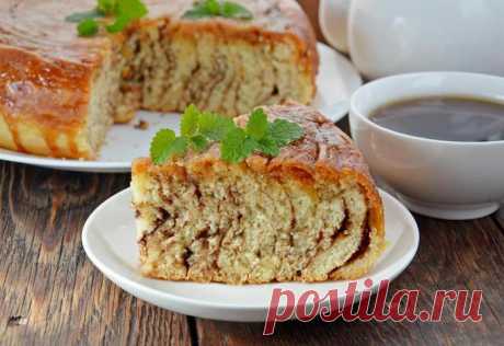 ШОТЛАНДСКИЙ СПИРАЛЬНЫЙ ПИРОГ С КАРАМЕЛЬЮ