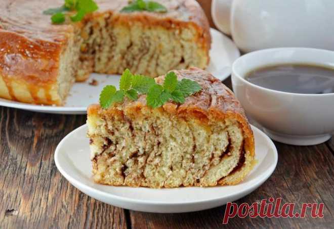 ШОТЛАНДСКИЙ СПИРАЛЬНЫЙ ПИРОГ С КАРАМЕЛЬЮ