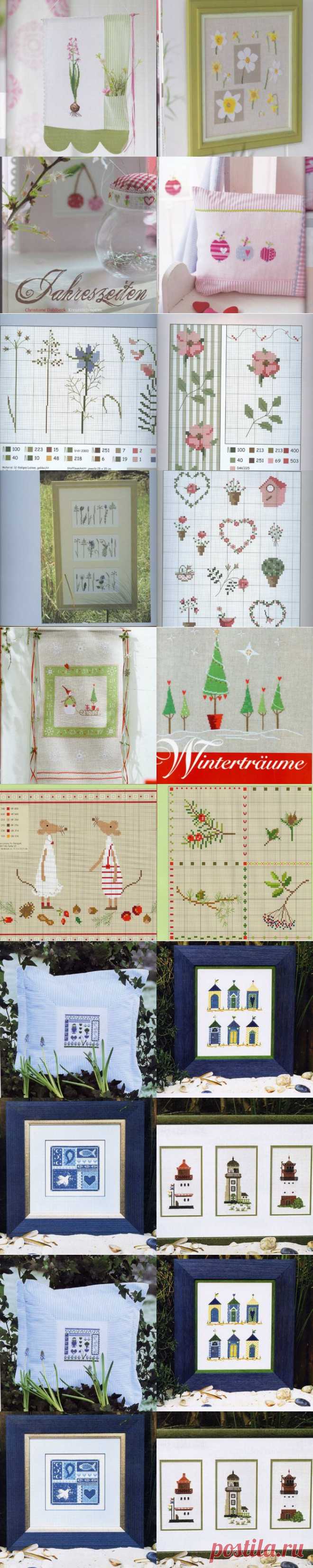 Схемы вышивок от Christiane Dahlbeck .