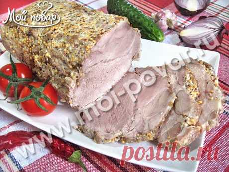 Буженина в рассоле - кулинарный рецепт.