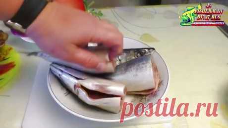 ЖАРЕНАЯ СКУМБРИЯ по-Испански, с помидорами, очень вкусное оригинальное блюдо | Fisherman DV.27RUS | Дзен