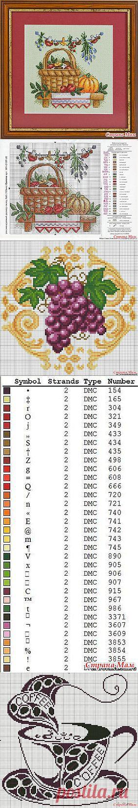 Ещё немного вышивок для кухни и столовой.: Дневник группы "Клуб рукоделия" - Страна Мам