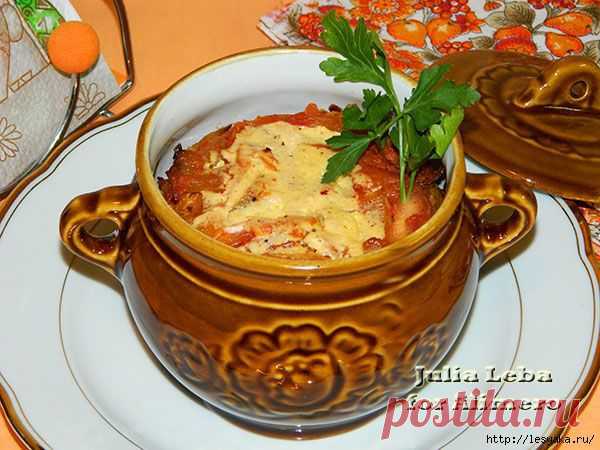 Сочная куриная грудка "Объедение в горшочках"!