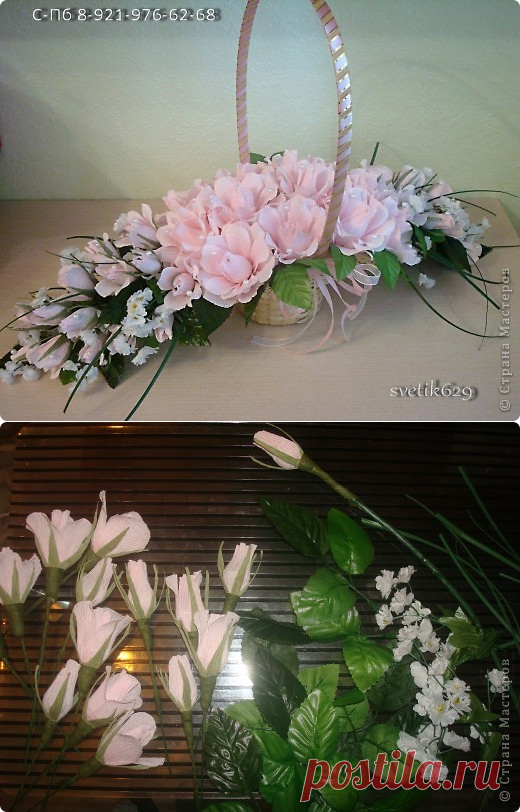 Шикарный букет из конфет и гофрированной бумаги.МК.