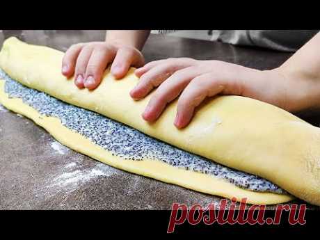 НЕ ЗРЯ положила МАНКУ! ПОТРЯСАЮЩИЕ Булочки с творогом и маком КАК ПУХ! Результат ОШЕЛОМЛЯЮЩИЙ