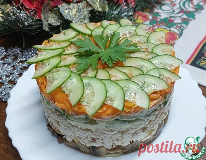 Салат с курицей и морковью по-корейски – кулинарный рецепт
