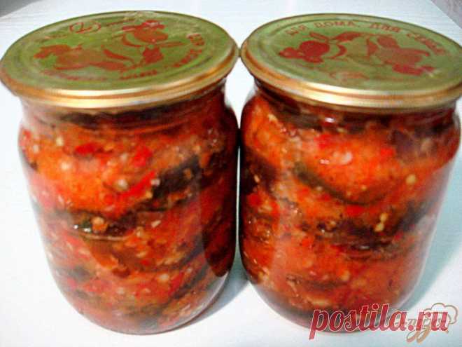 Баклажаны "Огонёк" без жарки - пошаговый рецепт с фото