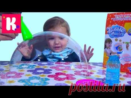 Огромные мыльные пузыри и дуем нелопающиеся мыльные пузыри Magic bubbles unboxing set