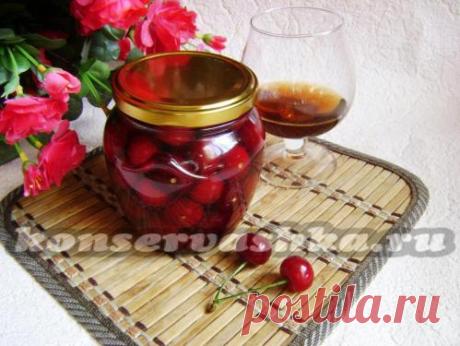Пьяная вишня на зиму, рецепт заготовки