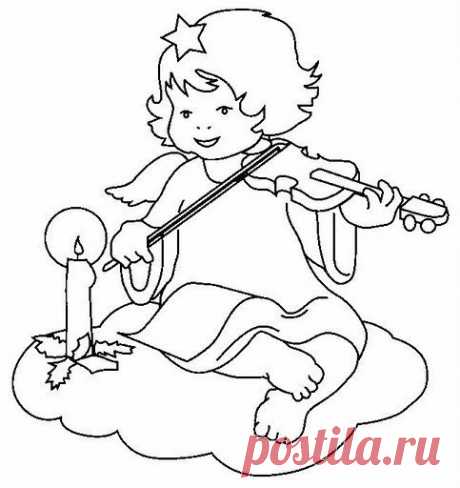 Трафaреты с ангелочкaми