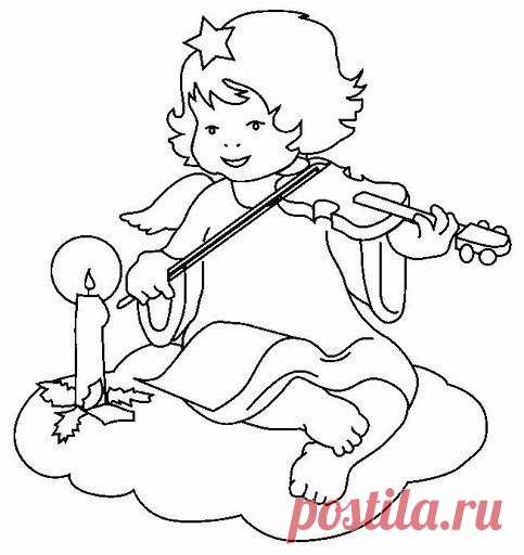 Трафaреты с ангелочкaми