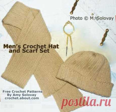 Men's Crochet Winter Hat Pattern