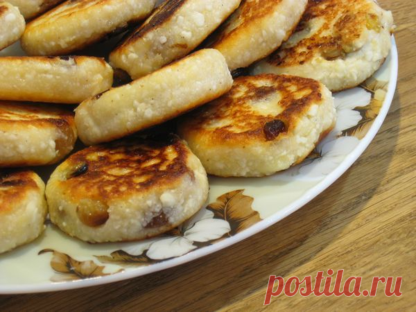 Вкусные сырники без яиц.