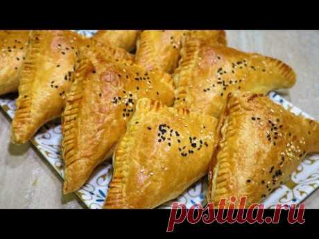 САМСА с КУРИЦЕЙ из слоеного бездрожжевого теста. Пирожки - Просто, вкусно и доступно!