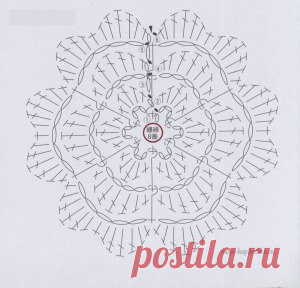 ЦВЕТЫ И ЛИСТЬЯ .КРЮЧОК