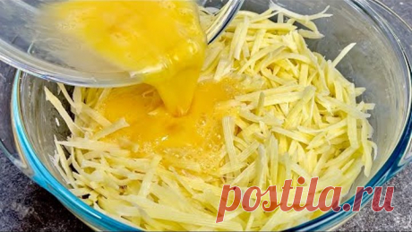 Verser simplement les œufs sur les pommes de terre‼ le résultat est incroyable et délicieux! #139