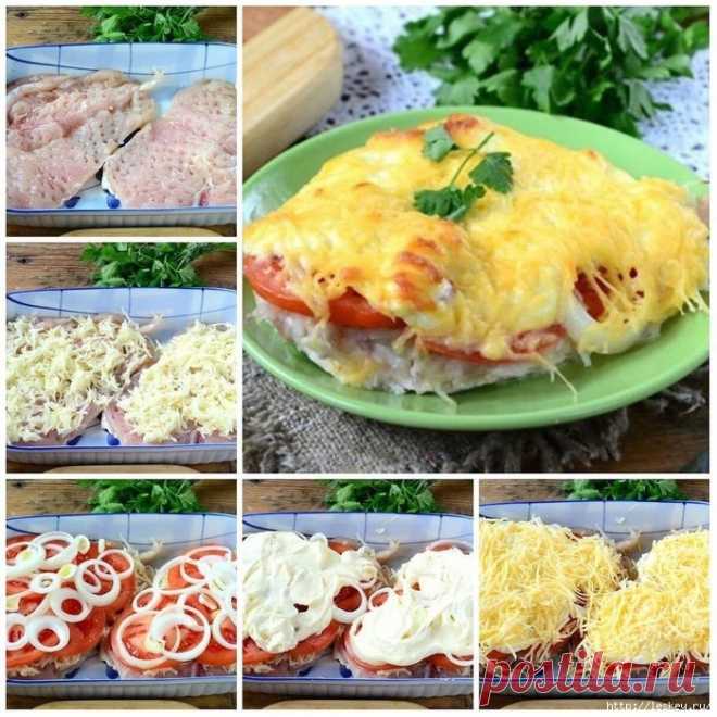 Куриная грудка в шубке пοд сырοм