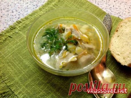 Куриный суп с вермишелью в мультиварке