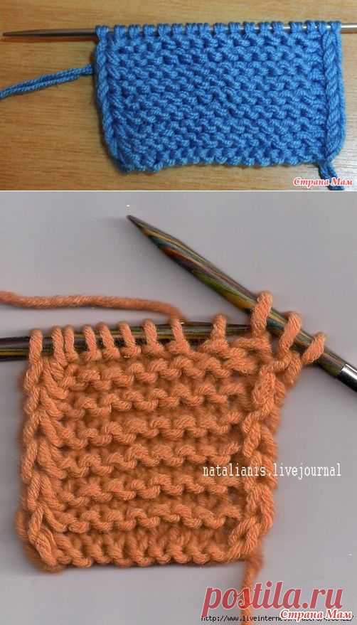 Декоративный край спицами. МК - Вязание - Страна Мам
