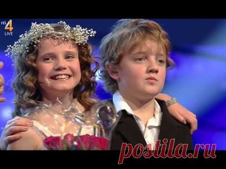 Amira Willighagen - Brother Fincent bringing Roses - Semi-Finals Holland's Got Talent - 21/12/2013