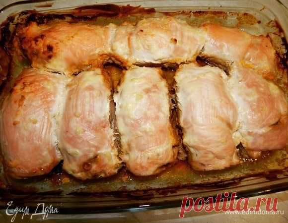 Куриные рулетики с овощами 




Рецепт моего мужа. Рулетики получаются очень сочными и вкусными, поэтому фото в разрезе не успела сделать)





ИНГРЕДИЕНТЫ






куриное филе

600 г







шампиньоны

200 г







морковь

2 шт…