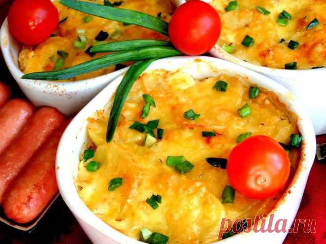 Запеченный картофель по-французски -