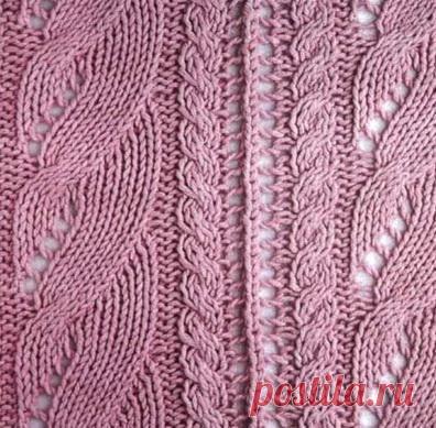 УЗОРЫ СПИЦАМИ