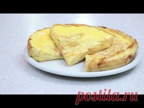 Пирог из лаваша с сыром