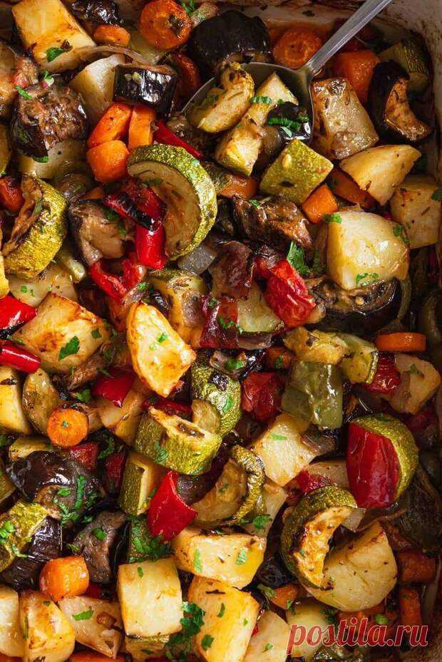 Рецепты запеченных овощей: Простые и вкусные идеи - Будет вкусно - Социальная сеть 