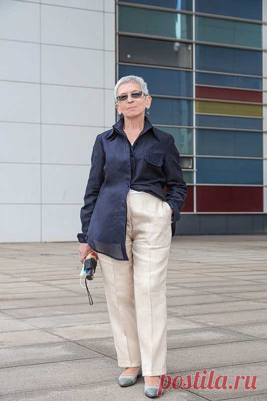 Синяя рубашка / irinabeletskaja / 07.07.2020 / Фотофорум на BurdaStyle.ru