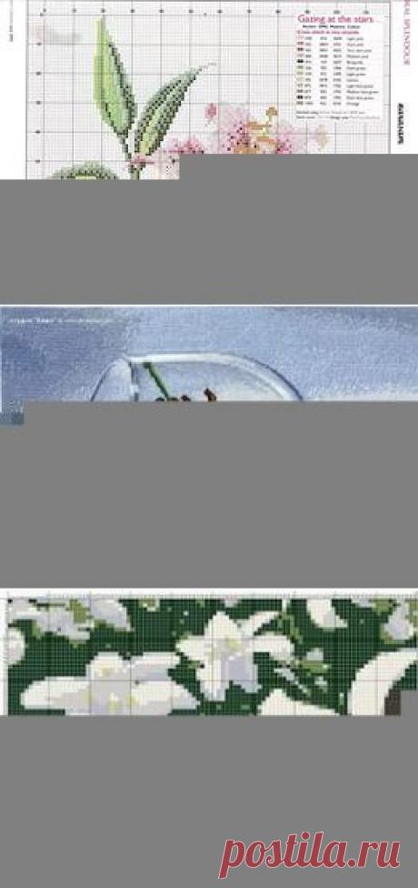 вышивка крестом схемы лилии: 19 тыс изображений найдено в Яндекс.Картинках