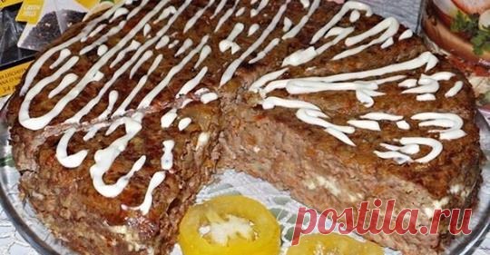 Нежная и вкусная запеканка из куриной печени с рисом, луком и морковью Читать далее...