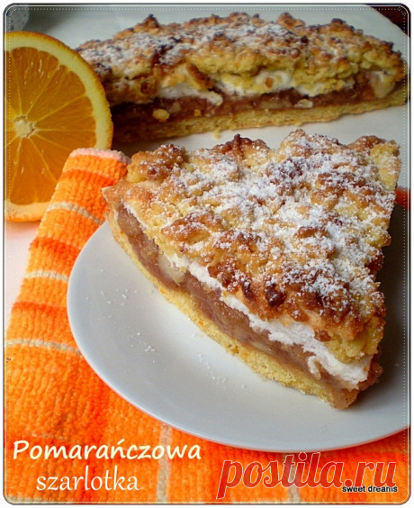 Pomarańczowa szarlotka