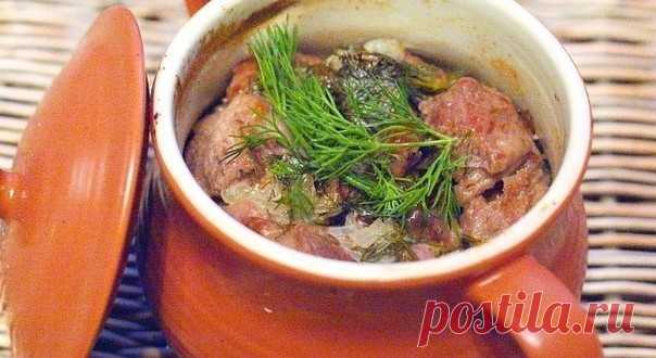 Русское жаркое в горшочках | Кулинарные рецепты