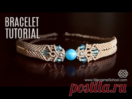 Big Bead Boho Bracelet Tutorial by Macrame School